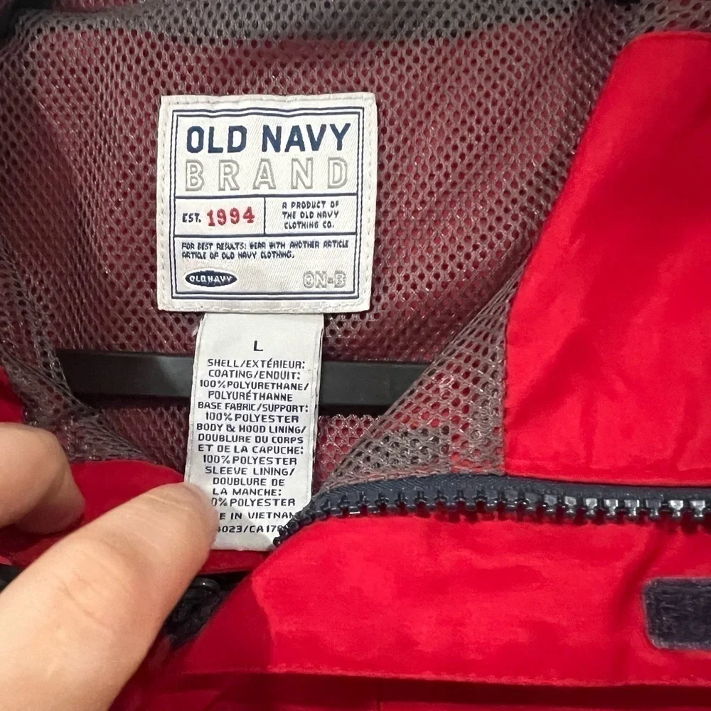 Old Navy 1/4 Zip Pullover Rain Jacket